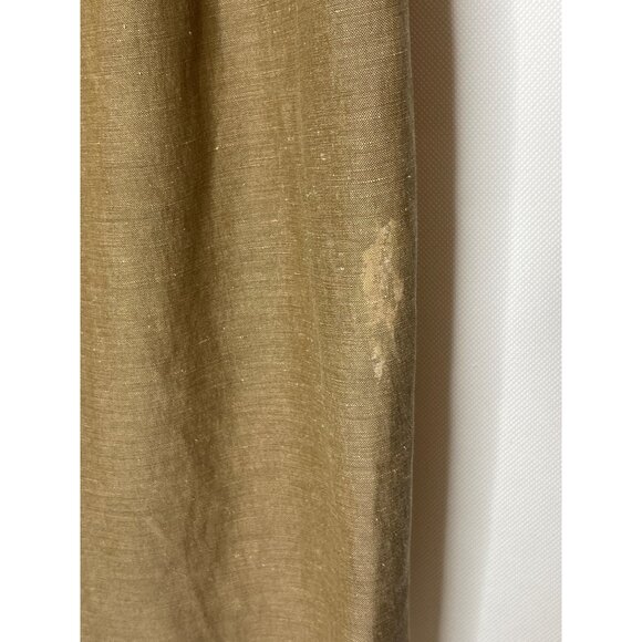 Laundry By Shelli Segal Sleeveless Silk Linen Dress With Button Pockets Size  10 - Picture 10 of 11